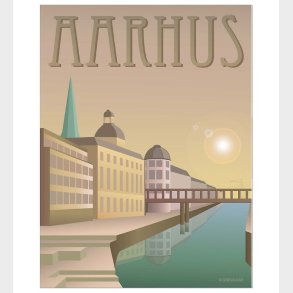 Vissevasse Plakat - 50x70 - Aarhus - en