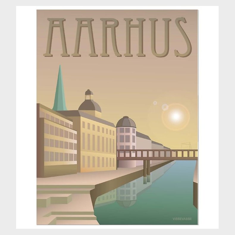 Vissevasse Plakat - 50x70 - Aarhus - en