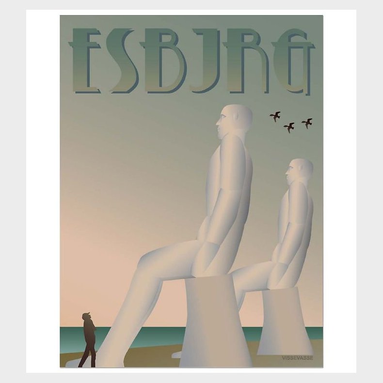 Vissevasse Plakat - 50x70 - Esbjerg - Mndene