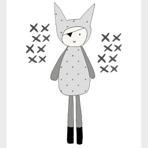 Fabelab Wallstickers - Dreamy Friend Pirate - Gr m. Pirat