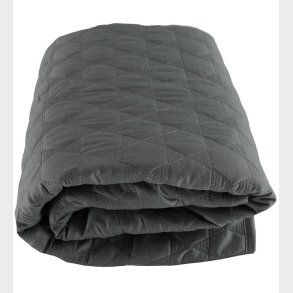 Smallstuff Legetppe - 100x100 - Quiltet Koksgr m. Stjerner