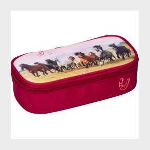 Die Spiegelburg Pencil Case Berry Red Horse Friends - Penalhus