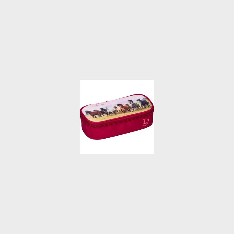 Die Spiegelburg Pencil Case Berry Red Horse Friends - Penalhus