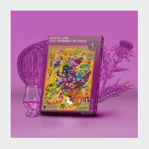 Water & Wines Whisky Puslespil - Scotland - Puslespil