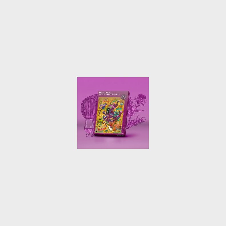 Water &amp; Wines Whisky Puslespil - Scotland - Puslespil
