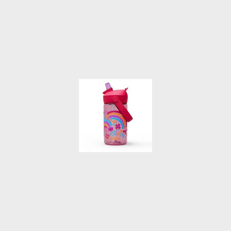 Camelbak Thrive Flip Straw Kids 14oz - Rainbow Floral - Str. .4L / 14 oz - Drikkeflaske