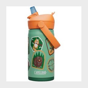 Camelbak Thrive Flip Straw Kids Vss 12oz - Camp Badges - Str. .35L / 12 oz - Drikkeflaske