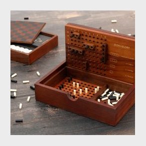 Iron & Glory Wooden Game Direct Hit Snke Slagskibe - Spil