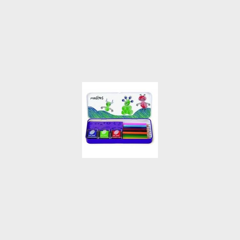 NPW - Finger Print Art Set Monsters
