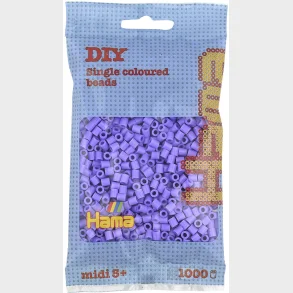 Hama midi perler 1000 stk pastel lilla. 45