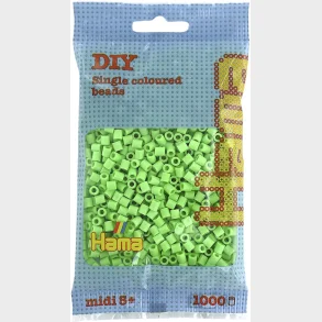 Hama midi perler 1000 stk pastel grn 47