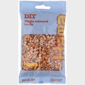 Hama midi perler 1000 stk. lys brun 21