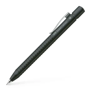 Pencil 0,7 grip Faber-Castell metallic sort