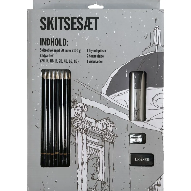 Skitsest blok 50 sider, 100g papir