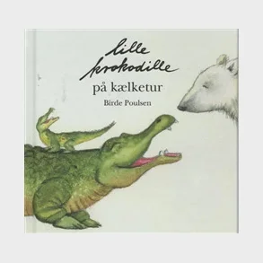 Lille krokodille p� k�lketur
