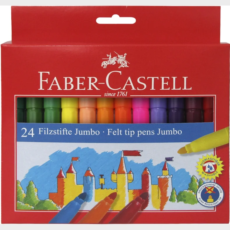 Tusser jumbo Faber-Castell 24ass