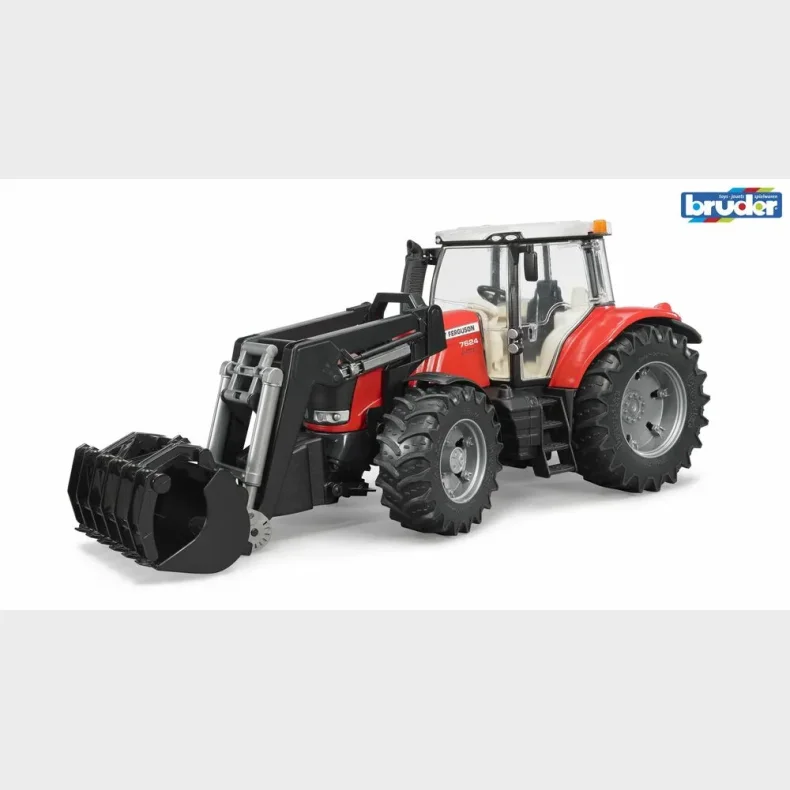 Massey Ferguson 7600 traktor med frontlsser