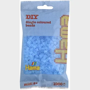 Hama midi perler 1000 stk trans bl 73