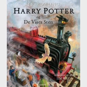 Harry Potter 1 - Harry Potter og De Vises Sten - illustreret