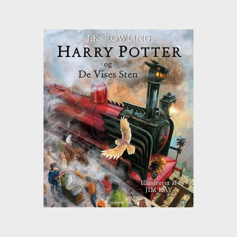 Harry Potter 1 - Harry Potter og De Vises Sten - illustreret