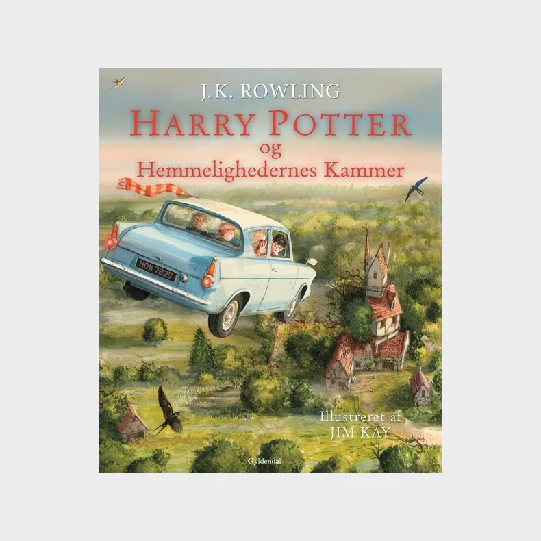 Harry Potter 2 - Harry Potter og Hemmelighedernes Kammer - illustreret