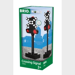 BRIO 33862 Jernbaneskilt med lys