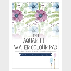 Akvarelblok sense A5 200 g 20 blade