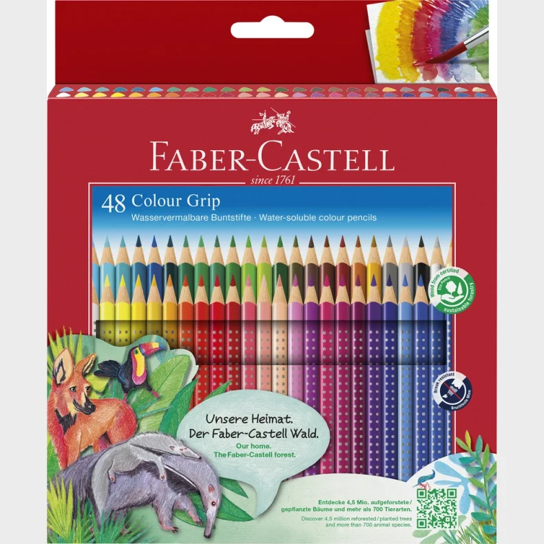 Farveblyant grip Faber-Castell 48 stk.