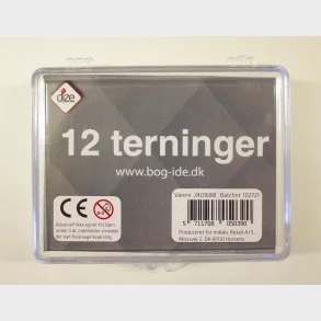 Terninger 12 stk. i ske