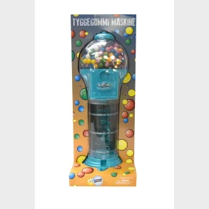 Tyggegummimaskine turkis med ca. 113 stk.