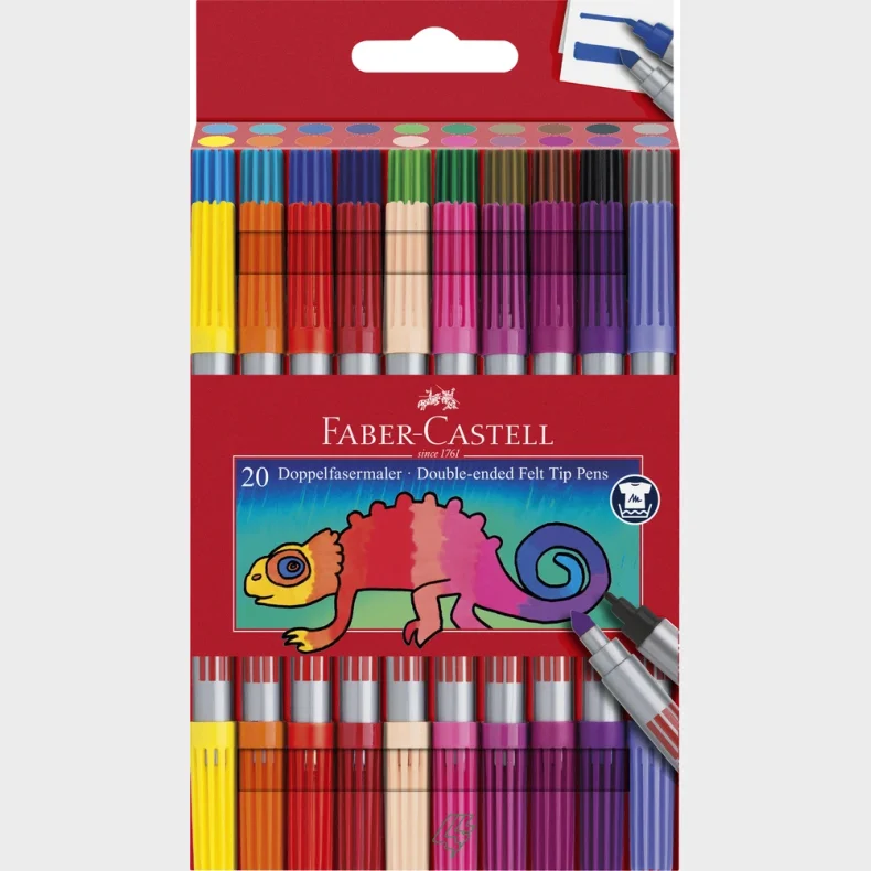 Tusser  Faber-Castell 2 spidser 20 stk.