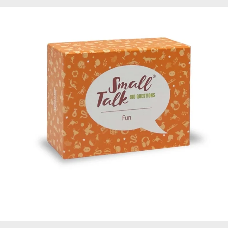 Small Talk - big questions orange