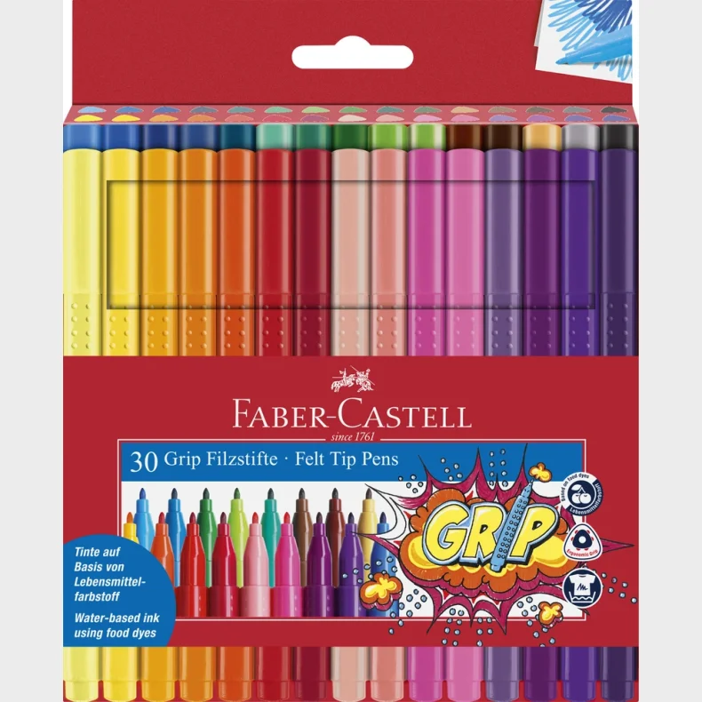 Tusser grip Faber-Castell 30 stk
