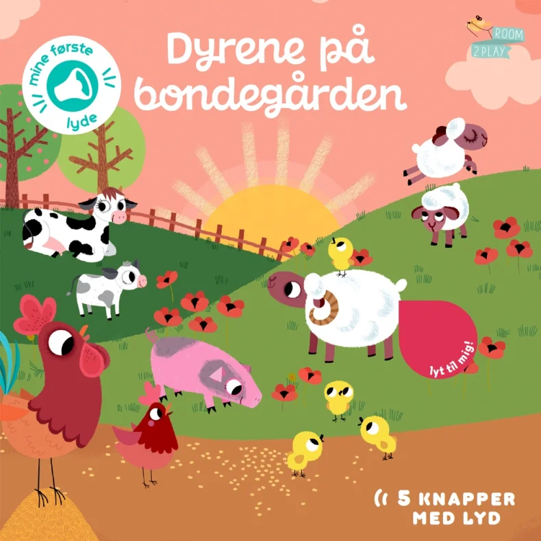 Pegebog med lyd - Dyrene p� bondeg�rden