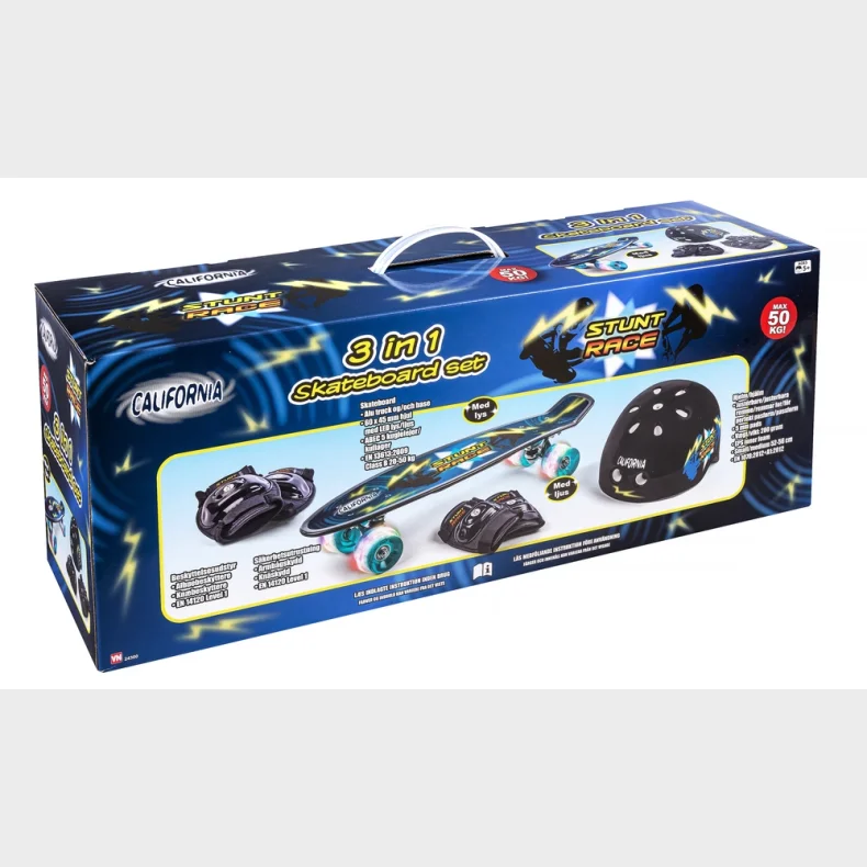 Skateboard med sikkerhedsst