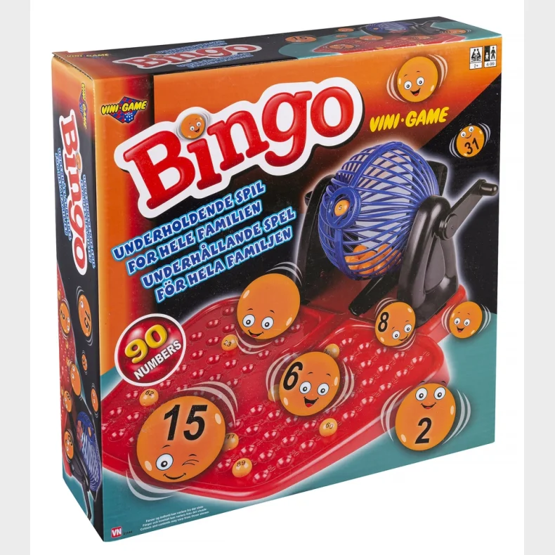 Bingo spil med tromle