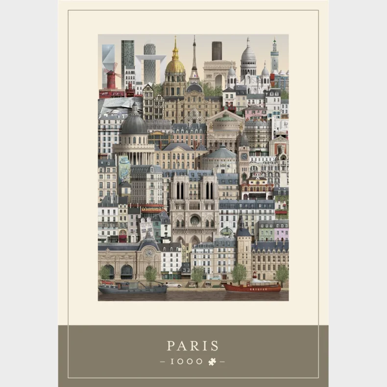 Puslespil paris 1000 brikker