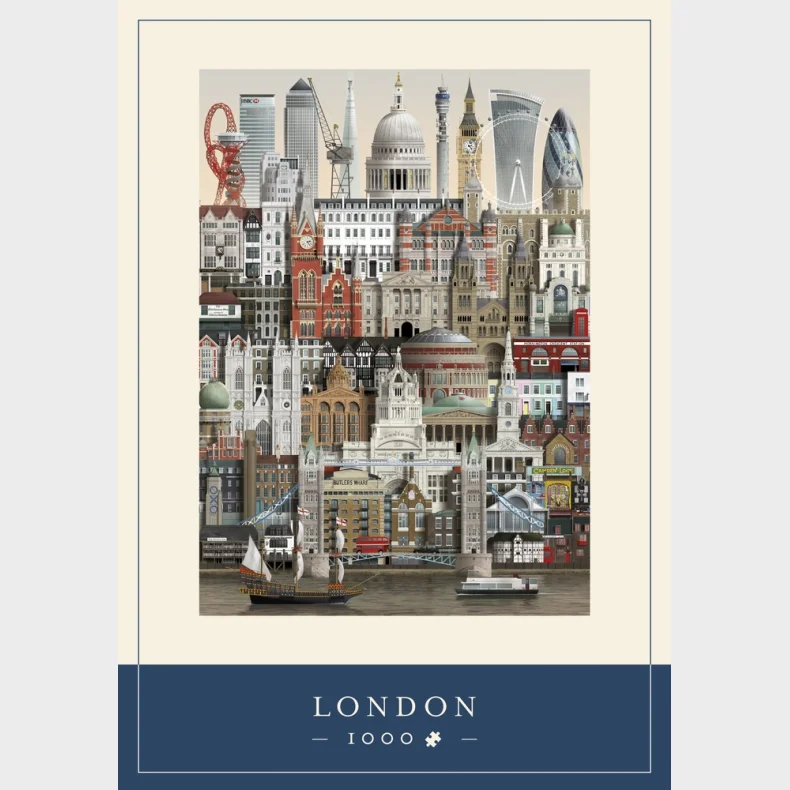 Puslespil london 1000 brikker