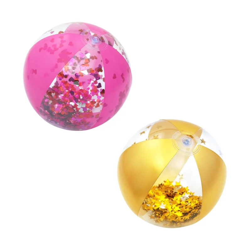 Badebold - Glitter bold 41 cm asst