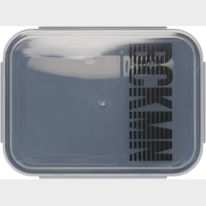 Madkasse Beckmann clear m/udtageligt skillerum 18,7x14 cm