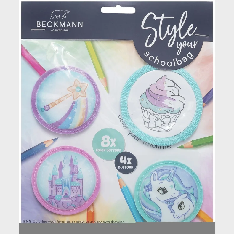 Klettis Beckmann mint 4 stk velcro tilbehr