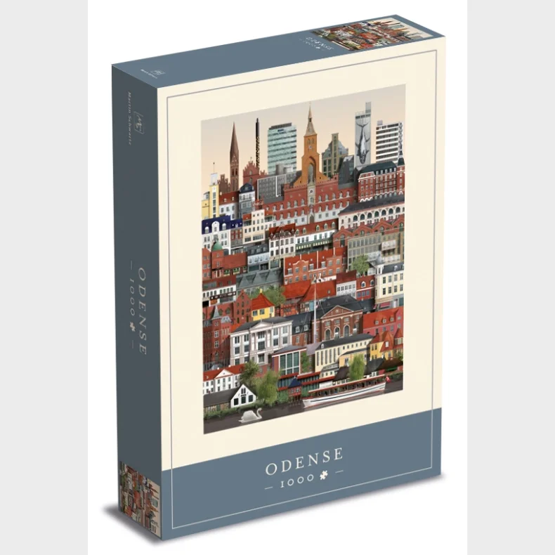 Puslespil Odense 1000 brikker