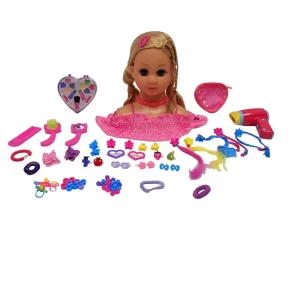 Sminkehoved Blondt hr