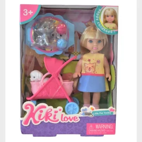 Kiki Love dukke med klapvogn