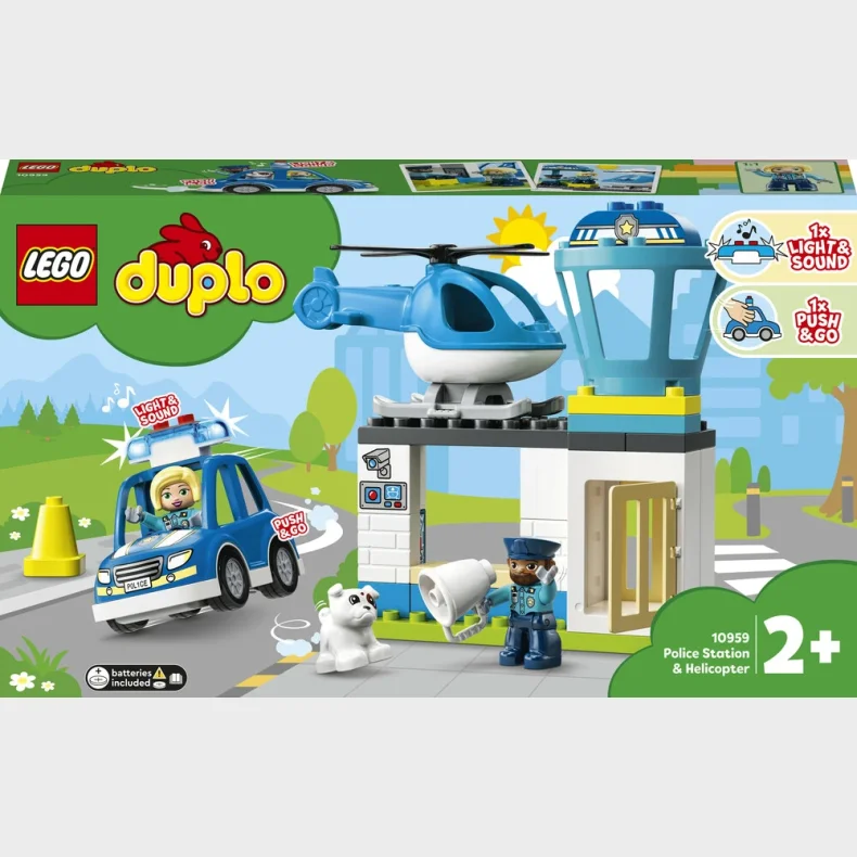 10959 LEGO DUPLO Politistation og Helikopter