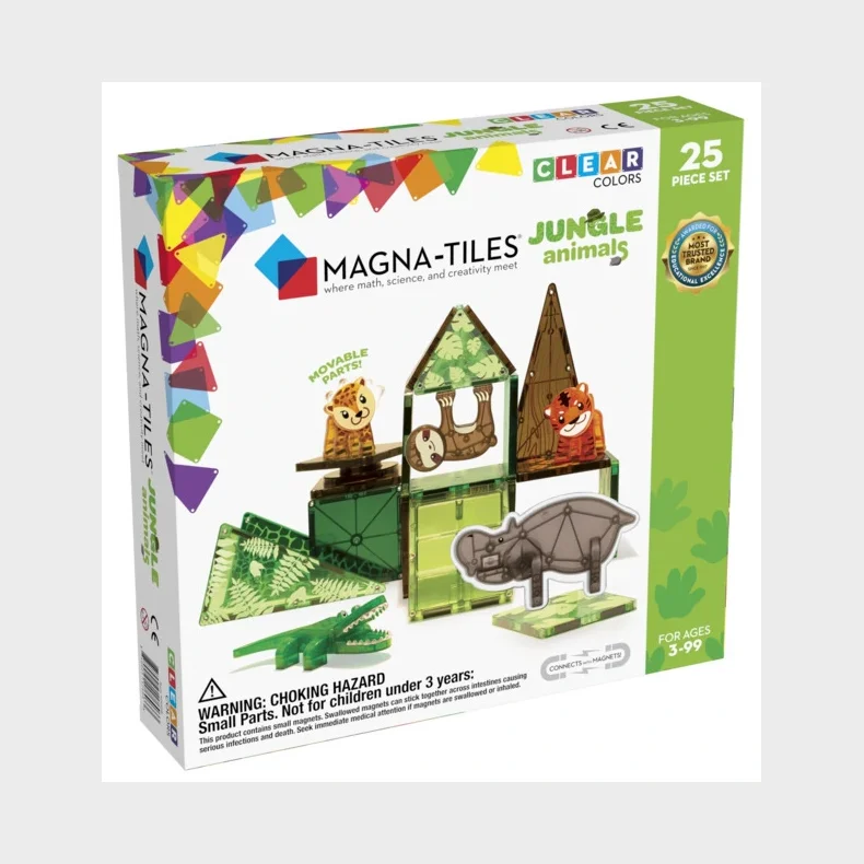 Magna-Tiles Jungle Animals 25 stk.