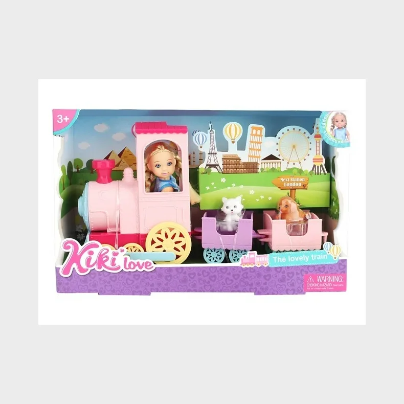 Kiki Love dukke med tog