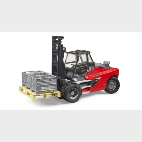 Linde HT160 gaffeltruck med palle og pallebure