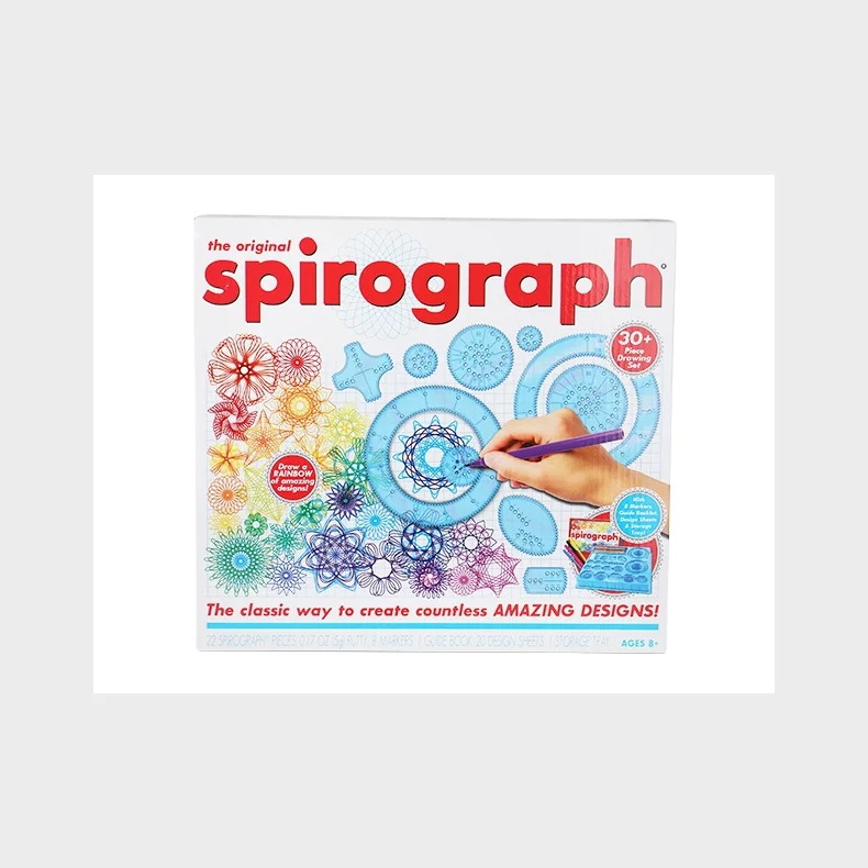 Spirograph set with markers
