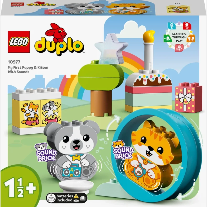 10977 LEGO DUPLO My First Min Frste Hvalp Og Killing Med Lyde